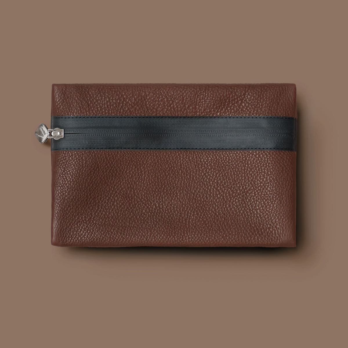 Kabeltasche Leder NUSSBRAUN